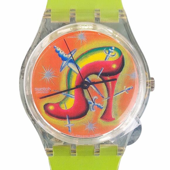 Vintage Swatch Watch STILETTO GK270 1998 Limited Edition Design by Cisco Jimenez - Picture 2 of 11